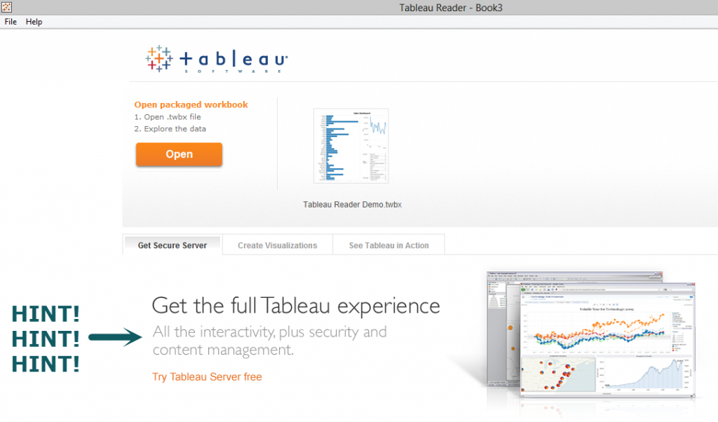 Tableau Reader
