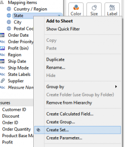 create set