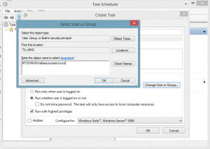 task scheduler setup