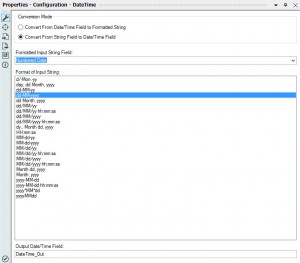 DateTime Configuration