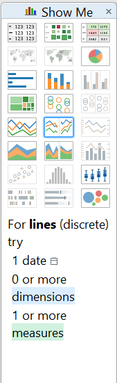 Show Me - Discrete lines