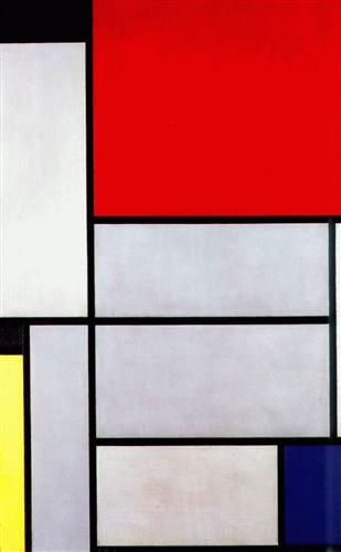 Art Titled "Tableau 1" Completion Date: 1921
