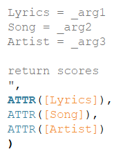 TabPy arguments
