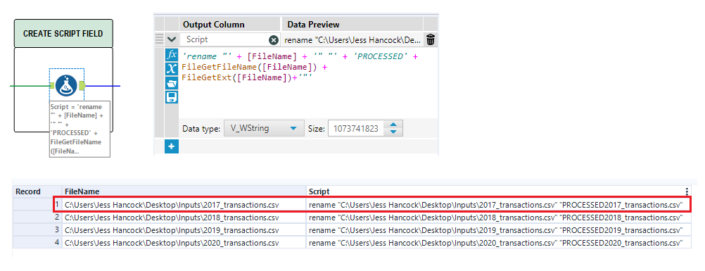 Solved: command and bat file run fine in cmd, but error in - Alteryx  Community